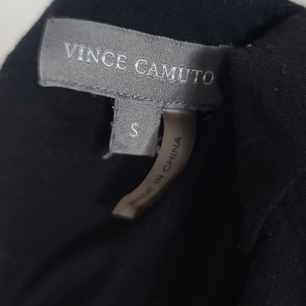 Vince Camuto Black Raw Hem Pencil Skirt S - Picture 5 of 6